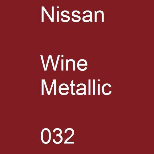 Nissan, Wine Metallic, 032.